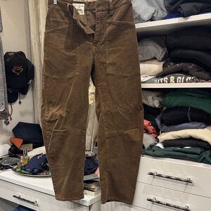 Nili Lotan Women's Corduroy Pants in Brown